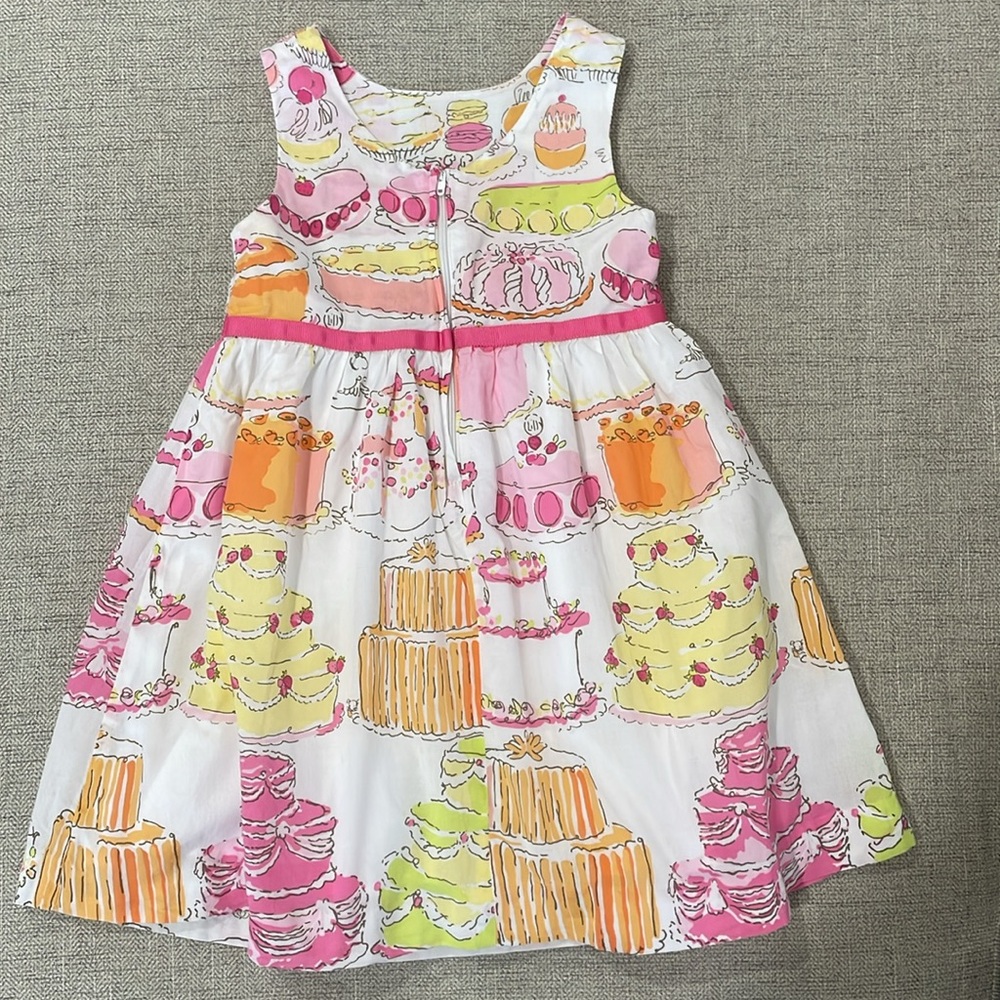 Lilly Pulitzer “Let Them Eat Cake” dress, size 3T - Picture 5 of 13